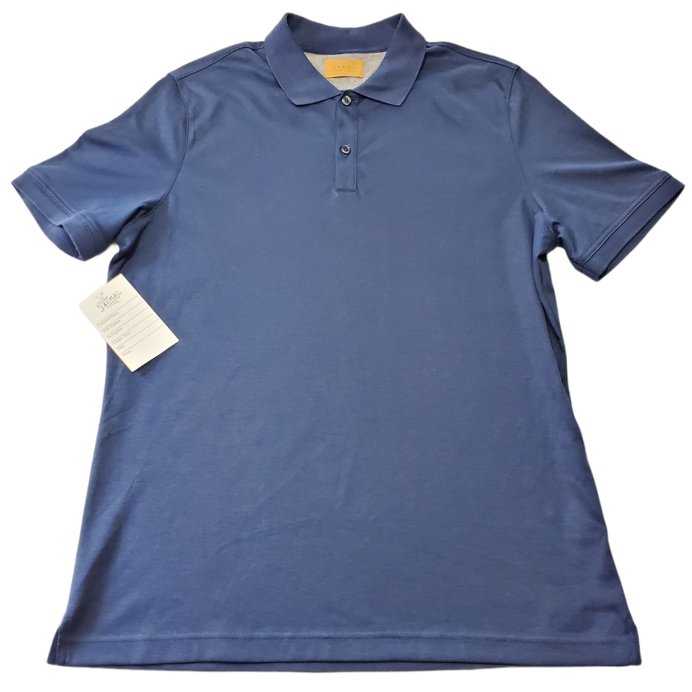 Men's Jachs Blue Polo Size Large NWT